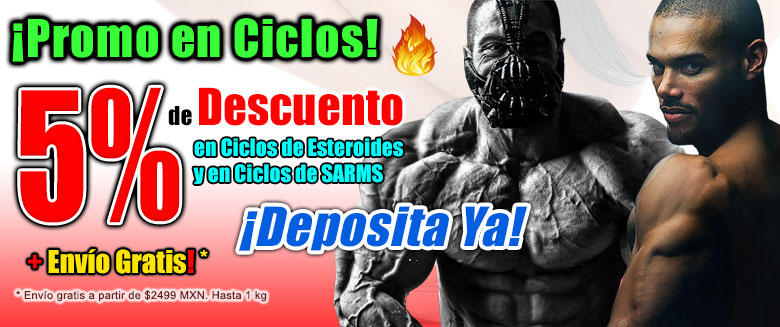 5% De descuento en Ciclos Esteroides y Ciclos Sarms!!